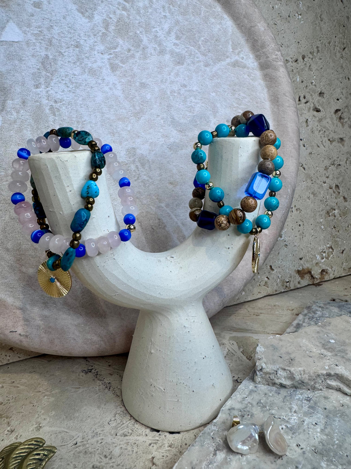 Rose Quartz + Cobalt Blue