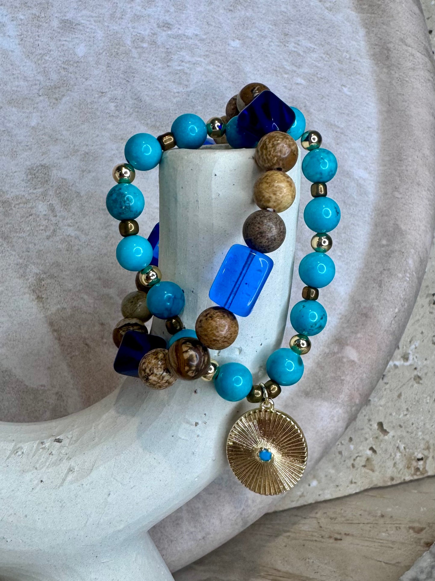 Round Turquoise + Pendant