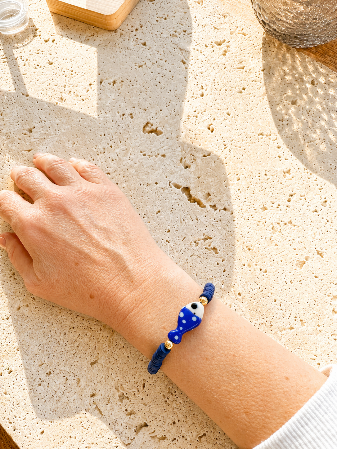 Navy Fish Bracelet