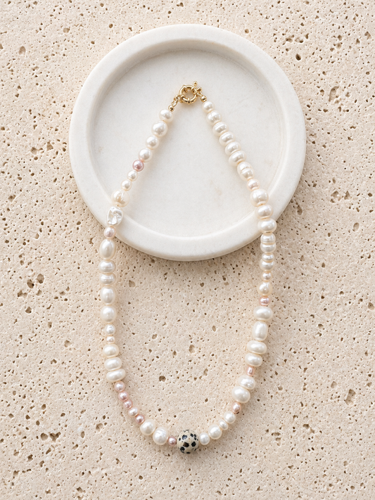 Dalmatian Pearl Necklace