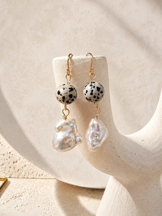 Jasper Pearl Drops